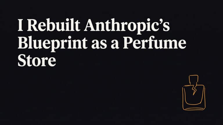 I Rebuilt Anthropic’s Commerce Agents Blueprint as a Perfume Store. Here’s What Broke. — Saleleni